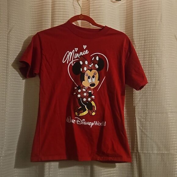 DISNEY Park Minnie Girls tee L red - Picture 1 of 6